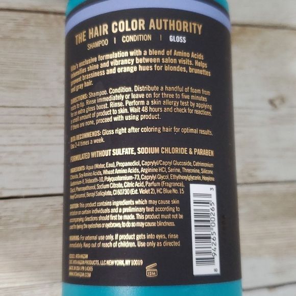 2 NEW Rita Hazan Shine Gloss Breaking Brass for Blondes Brunettes‎ Greys - Picture 2 of 4